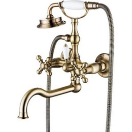 Смеситель для ванны с душевым гарнитуром Gappo G3289-4, бронза фото 