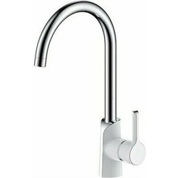 Смеситель для кухни Gappo G4003-8, белый/хром фото 