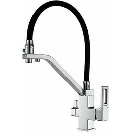 Смеситель для кухни Gappo G4318, черный/хром фото 