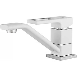 Смеситель для кухни Gappo G4517-8, белый/хром фото 