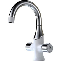 Смеситель для раковины Gappo Stella G1049, белый/хром фото 