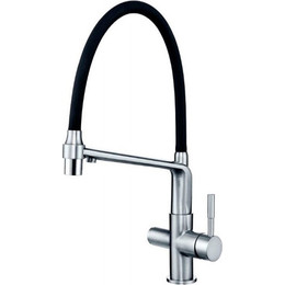 Смеситель для кухни Gappo G4398-7, черный/хром фото 