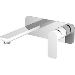 Смеситель для раковины настенный Gappo G1048-22, белый/хром фото 