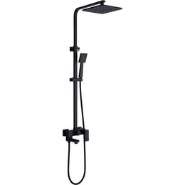 Душевая стойка Abber Daheim AF8216B, черный матовый, Цвет производителя: чёрный матовый фото 