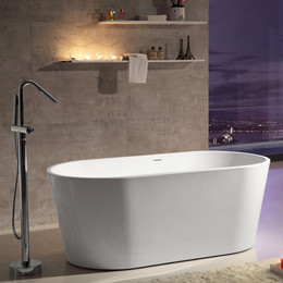 Ванна отдельностоящая Abber AB9203-1.3 130x70 см, Размер - мм: 1300х700 фото 