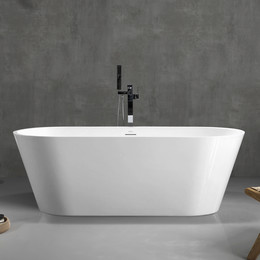 Ванна отдельностоящая Abber AB9320-1.6 160x75 см, Размер - мм: 1600х750 фото 