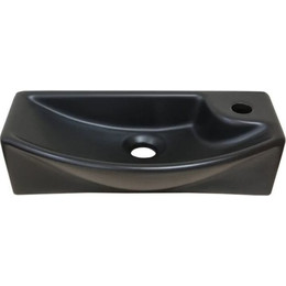 Раковина-чаша SantiLine 45 см SL-2013LMB, черный матовый фото 