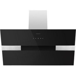 Вытяжка Maunfeld Mersey 90 Inox Glass black (чёрное стекло) фото 