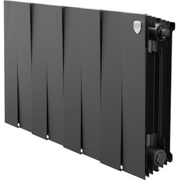 Радиатор Royal Thermo Piano Forte 350 Noir Sable 640х380 мм (8 секций) фото 