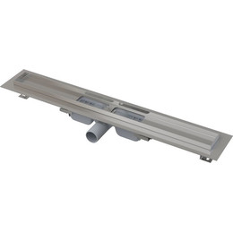 Трап AlcaPlast 145 см APZ101-1450, нержавеющая сталь, Цвет производителя: хром, Размер трапа: 1450 фото 