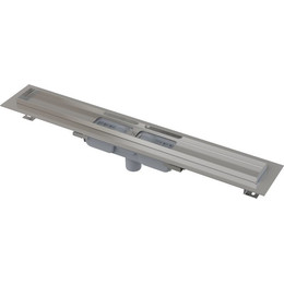 Трап AlcaPlast 85 см APZ1101-850, нержавеющая сталь, Цвет производителя: хром, Размер трапа: 850 фото 