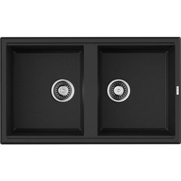 Кухонная мойка Omoikiri Tedori 86-2 BL 4993924, чёрный, Цвет производителя: чёрный фото 