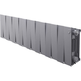 Радиатор Royal Thermo Piano Forte 200 Silver Satin 1280х280 мм (16 секций) фото 