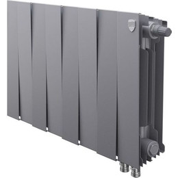 Радиатор Royal Thermo Piano Forte 300 VDR Silver Satin 640х380 мм (8 секций) фото 