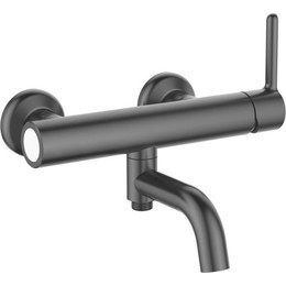 Смеситель для ванны Cezares ECO-VD-NOP, чёрный матовый, Цвет производителя: чёрный матовый фото 