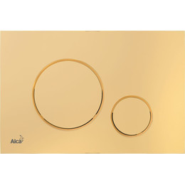 Кнопка смыва Alcaplast Thin M675, золото глянец фото 