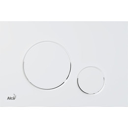 Кнопка смыва Alcaplast Thin M676, белый матовый фото 