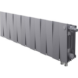 Радиатор Royal Thermo Piano Forte 200 VDR Silver Satin 1120х280 мм (14 секций) фото 