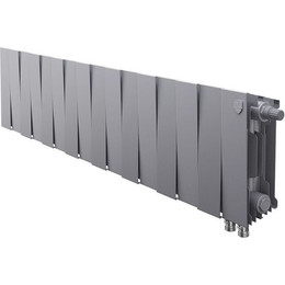 Радиатор Royal Thermo Piano Forte 200 VDR Silver Satin 1280х280 мм (16 секций) фото 