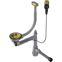 Арматура для кухонной мойки Omoikiri WK-1-A LG 4956469, светлое золото фото 