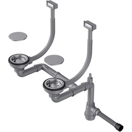 Арматура для кухонной мойки Omoikiri WK-2C IN 4956476, нержавеющая сталь фото 