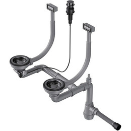 Арматура для кухонной мойки Omoikiri WK-2-A GM 4956496, вороненая сталь фото 