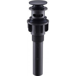 Донный клапан BelBagno BB-PCU-03-NERO, чёрный матовый фото 