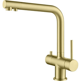 Смеситель для кухни Timo Saona 2396/17F, золото матовое фото 