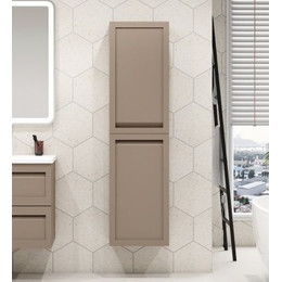 Пенал подвесной Art&Max AM-Platino-1500-2A-SO-CM 40 см, капучино матовый фото 