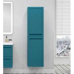 Пенал подвесной Art&Max AM-Platino-1500-2A-SO-TM 40 см, бирюзовый матовый фото 