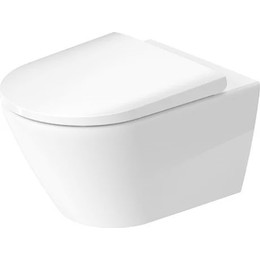 Унитаз подвесной Duravit D-Neo Rimless 45770900A1 с крышкой микролифт фото 