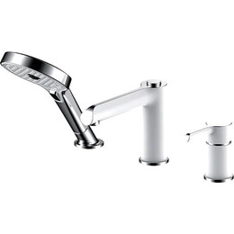 Смеситель для ванны Gappo G1103-8, белый/хром фото 