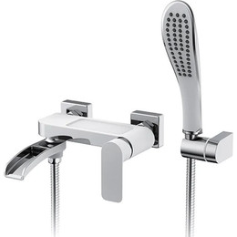 Смеситель для ванны Gappo G3248-8, белый/хром фото 