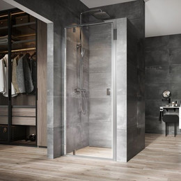 Душевая дверь Ravak Nexty NDOP1 80 см 03O40C00Z1, алюминий/прозрачное фото 