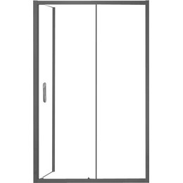 Душевое ограждение Azario Milton 120х80 см AZ-ND1131 R 1200 BLACK, черный/прозрачное фото 