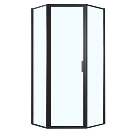 Душевое ограждение Azario Richmond 90х90 см AZ-NAG3231 900 Black, черный/прозрачное фото 