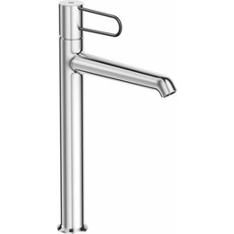 Смеситель для раковины высокий Jacob Delafon Odeon Rive Gauche E21030-BL-CP, хром/черный фото 