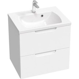 Тумба подвесная с раковиной Ravak Classic II 60 см X000001476, белый фото 