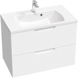 Тумба подвесная с раковиной Ravak Classic II 80 см X000001480, белый фото 