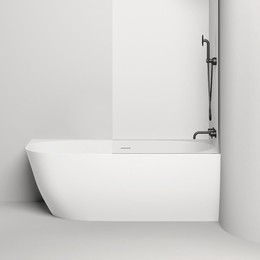 Ванна каменная Salini Sofia corner right 170х85 см 102514G (S-Sense) глянцевая  фото 