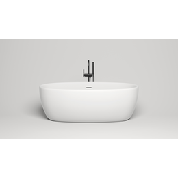 Ванна каменная Salini Luce 169x87 см 100121M (S-Stone) матовая фото 