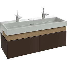 Тумба подвесная с раковиной Jacob Delafon Terrace 120 см EB1188-N23, коричневый фото 