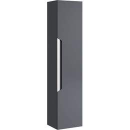 Пенал подвесной Aqwella Cube 30 см CUB0503GR, универсальный, серый фото 
