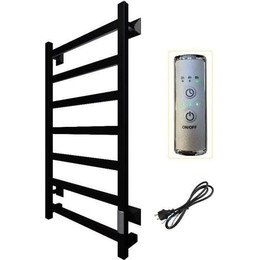 Полотенцесушитель электрический Тругор Пэк сп 20 ВГП П7 400х800 мм, чёрный (возможность скрытого подключения) 00-00043064 фото 