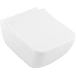 Унитаз подвесной безободковый Villeroy&Boch Venticello 4611RS01 с крышкой микролифт фото 