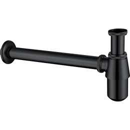 Сифон для умывальника Abber Bequem AF0032B, черный матовый фото 