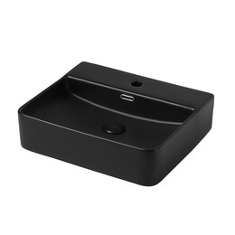 Раковина-чаша Abber Rechteck 50 см AC2203MB, черный матовый фото 
