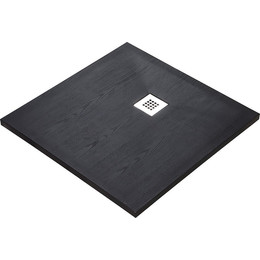 Поддон каменный WasserKraft Dill 90х90 см 61T03, чёрный матовый фото 