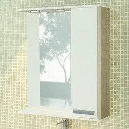 Зеркало-шкаф Comforty Тулуза 75 см, сосна лоредо фото 