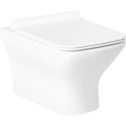 Унитаз подвесной безободковый Belbagno Romano BB248CHR-SM с крышкой микролифт фото 